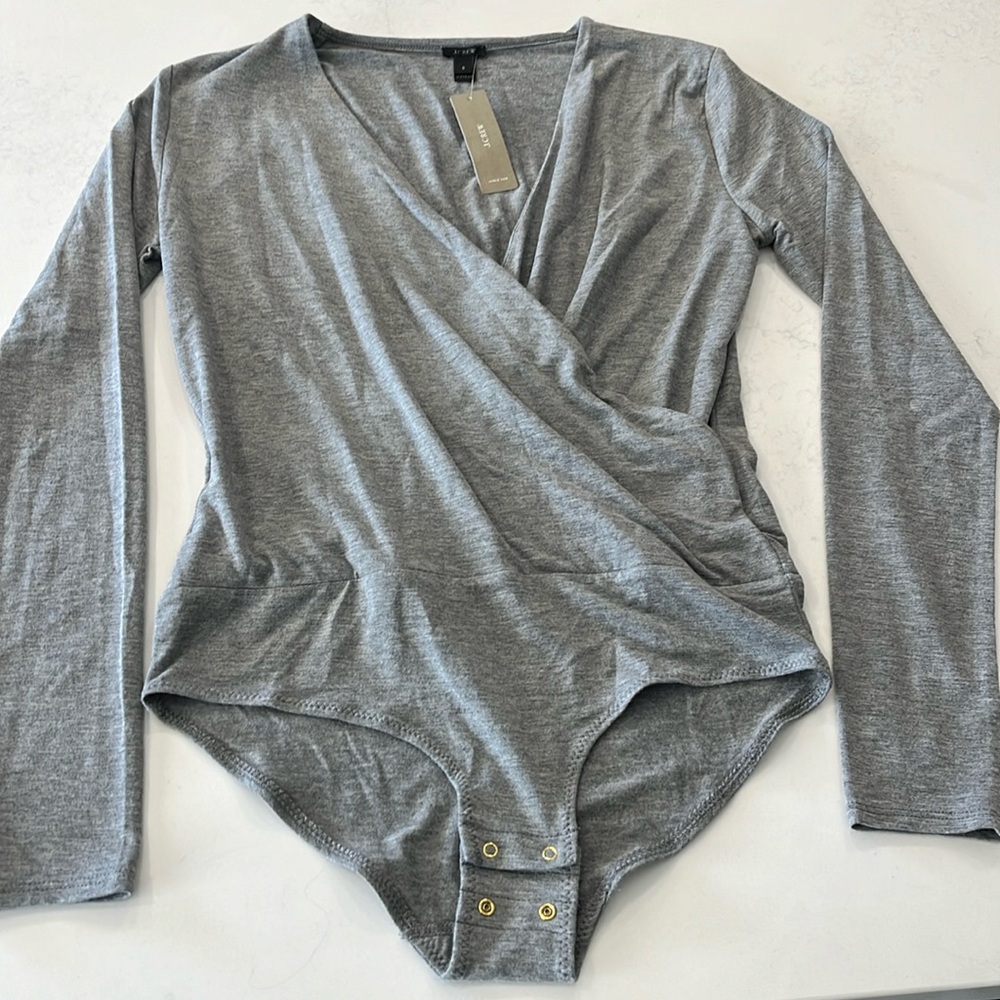 NWT J Crew Wrap bodysuit